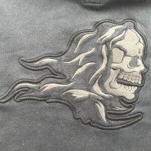 Vans Mens Sweatshirt Small Crewneck Long Sleeve Black Graphic Top Pullover Y2K